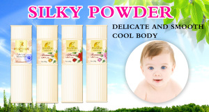 ROUSHUN250ML Baby Naturally Derived Cornstarch Baby Powder with Aloe and Vitamin E for Delicate Skin