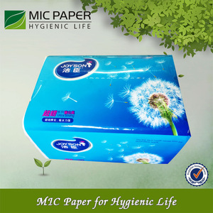 white and soft pack facial tissue