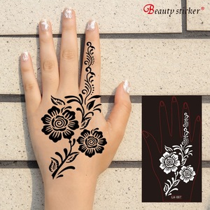 Wholesale best selling reusable henna stencil tattoo stickers for body art
