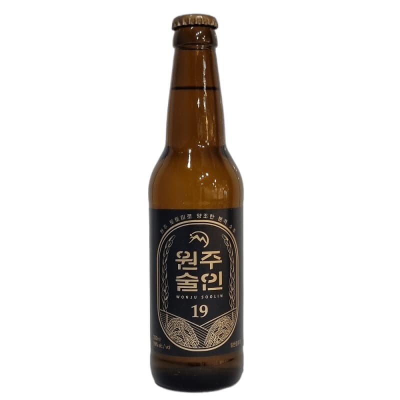 WONJUSOOLIN, 100% distilled Korean soju, ABV 19% &  22%
