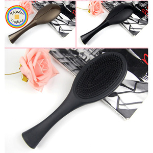 YWKM011 RDT Wholesale Anti-static Plastic Straight Hair Styling Massage Comb Various Color Girl Hand Held Hairbrush