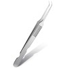 Lash Eyelash Extension Tweezers Stainless Steel 45 Degree Curved Tweezers Eyelash Applicator Tools Tweezers for Eye Lash