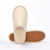Cork Wood Closed Toe Unisex Hotel Slippers