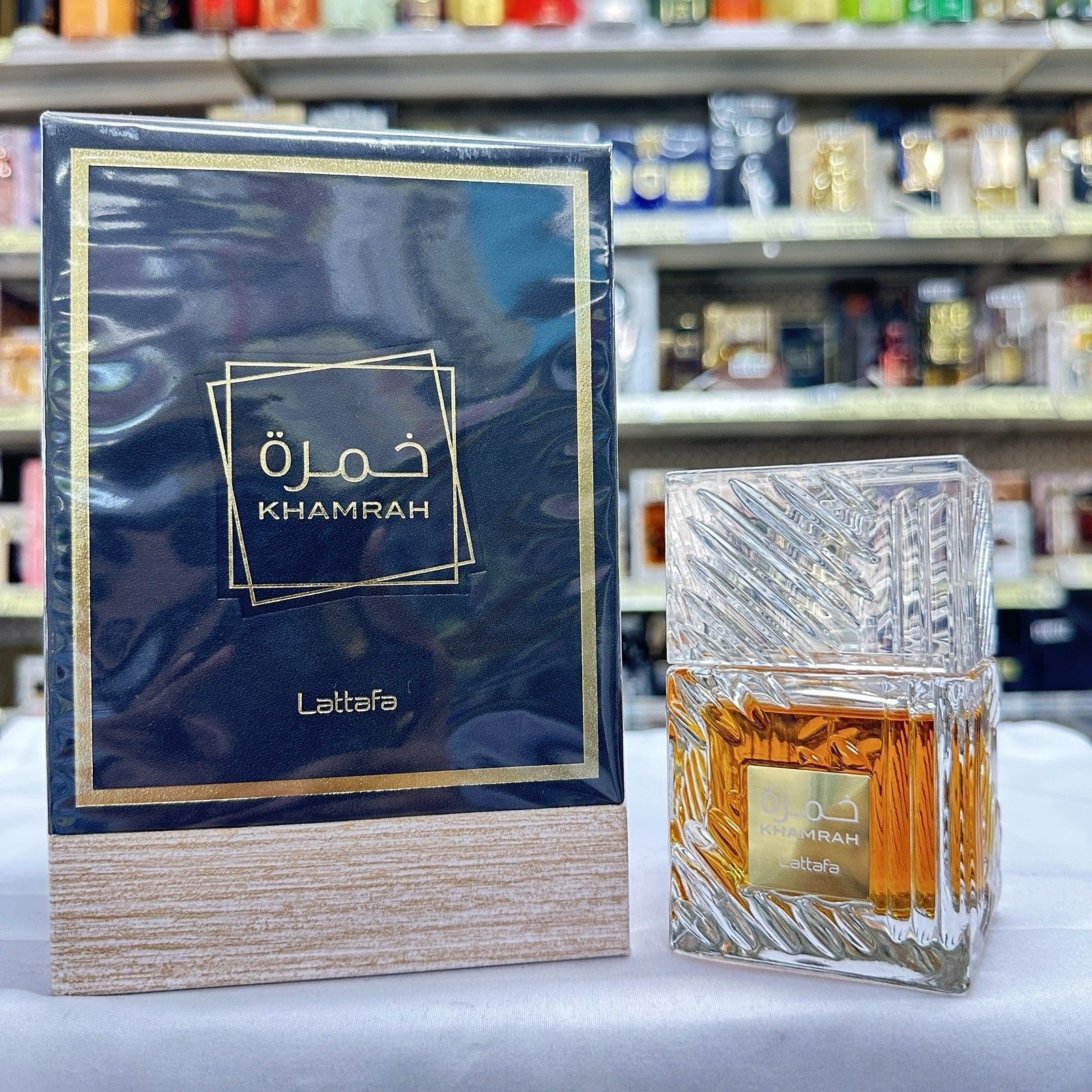 Lattafa Khamrah Vanilla, Warm Spicy, Amber, Cinnamon Eau de Parfum Long-Lasting Fragrance for Unisex 3.40 Ounce / 100 ml
