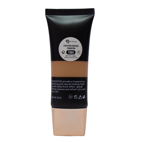 IDA Beauty Glam It! Liquid Foundation | Full Foundation Coverage, Matte Finish, Long-Lasting, Lightweight | Vegan, Halal, Cruelty-Free (Tiwa, 35ml)