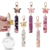 New Popular 5ml Fragrance Bottles Fine Mist Spray Cosmetic Perfume Samples Aromatherapy Bottles Portable Perfume Bottles Travel Perfume Vials with butterfly-shaped keychain cute girly perfume bottles
