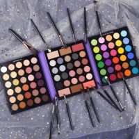 UCANBE 86 Colors Nude Eyeshadow Palette with 15pcs Makeup Brushes Set