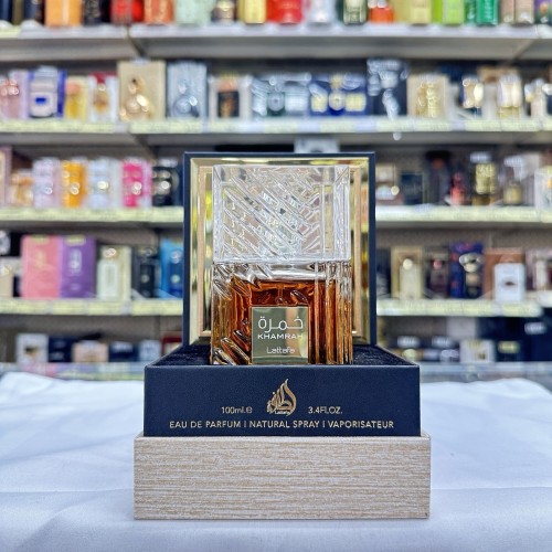 Lattafa Khamrah Vanilla, Warm Spicy, Amber, Cinnamon Eau de Parfum Long-Lasting Fragrance for Unisex 3.40 Ounce / 100 ml