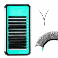 Customizable YY Row-12 Eyelashes Mixed Length 8-14mm Thickness 0.07 mm Curl C