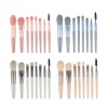 8PCS Vegan Cruelty-Free Plastic Handle Makeup Brush Set