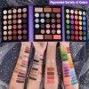 UCANBE 86 Colors Nude Eyeshadow Palette with 15pcs Makeup Brushes Set