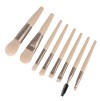 8PCS Vegan Cruelty-Free Plastic Handle Makeup Brush Set