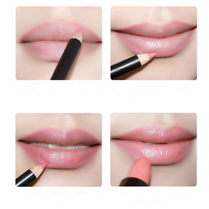 12 Colors Girl Cosmetics Makeup Pen Waterproof Dual-purpose Lip Liner Eyeliner Pencil