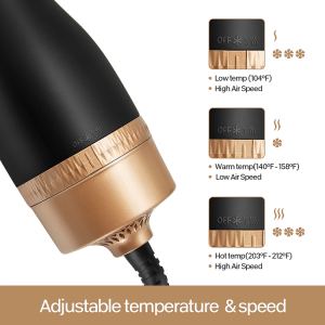 1400W Ionic Hair Dryer Constant Temperature Hammer Negative Professional Hairdryers Hair Care Hair Dryers with Diffuser