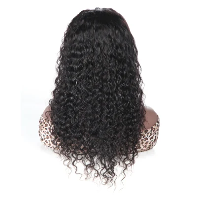 150% Density High Quality Factory Wholesale Brazilian Remy Water Wave Human Hair 13X4 Transparent HD Lace Front Wigs for Black Women