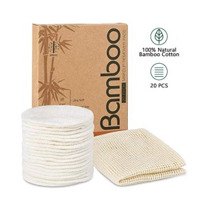 2019 Custom 2 3 4 Layer Make Up Set Instruction Note 20 Reusable Remover Bamboo Cotton Pads