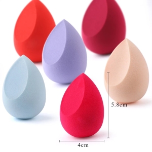 2019 hotsale fiber flocked beauty sponge makeup sponge