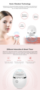 2020 bigsmile facial cleanser  waterproof  wireless rechargeable beauty cleaning instrument facial cleansing brush