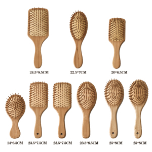 2021 New design hair comb bamboo hair brush