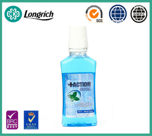 250ml Mint Mouthwash - Strong mint Fresh breath, kill gems