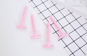 4 pieces safe use lady hair remover manual shaver cheap handle razor