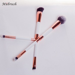 5 pcs Beauty Cosmetics Makeup Brushes for Travel OEM Makeup Brush Set with Tin Box