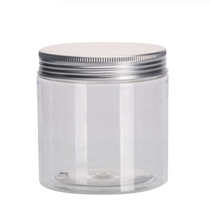  supplier 400ml large container cosmetic jar with white lid