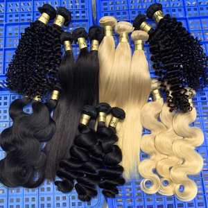 Alimina unprocessed wholesale virgin mink european hair brazilian hair, 2019 tape hair extension, 100% brazilian human hair weft