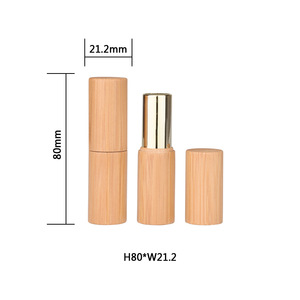  Bamboo  Lipstick Tube Lip Balm Container Shantou Jinping 