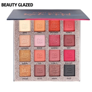 Beauty Glazed 16 Color Eyeshadow Palette Eyeshadow Pigment Nude Eyeshadow Palette