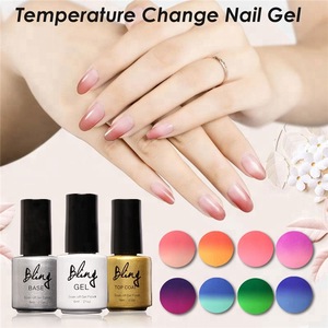 Bling Nails Care Materials Fashion Salon Nail Painting Changing 6ml UV Led Color Changeable Gel