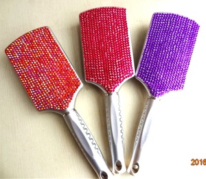 concise Rhinestone hairbrush