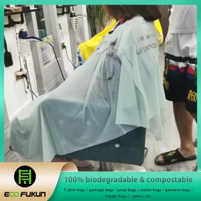 Disposable Hairdressing Cape, 100% Biodegradable Plant Based Cape