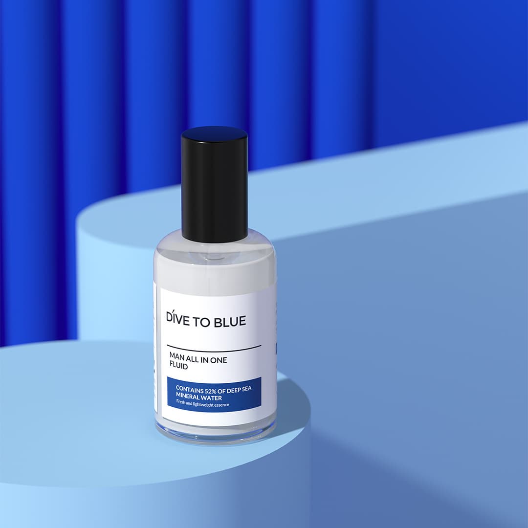 DIVE TO BLUE Man All In One Fluid