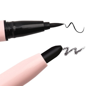 Double head black waterproof beauty makeup long effect liquid eyeliner