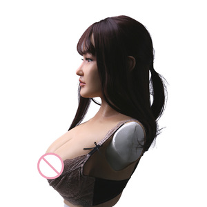 E Cup Artificial And Realistic Silicone Mask With Breast Forms