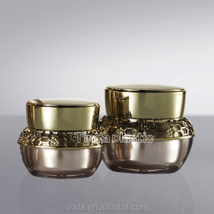 factory supply custom round screw cap sealing type luxury plastic cosmetic cream jar