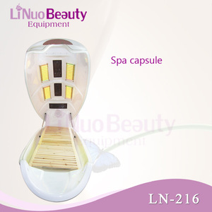 Far Infrared Sauna Spa Capsule / LED Light Therapy Bed For dry Steam