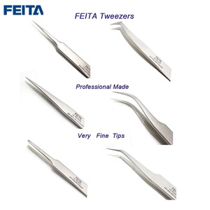 FEITA SA series anti-static tip stainless steel tweezers, mobile phone repair tools, eyelash grafting clips