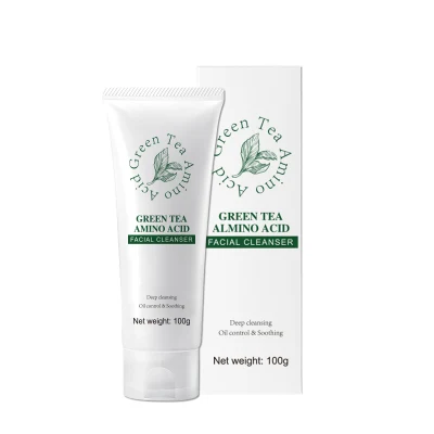 Foaming Facial Cleanser Green Tea Moisturizing Oil Control Face Wash Skin Care