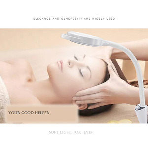 For Hospital Beauty Clinic With Led Light Facial Magnifying Lamp 5 diopter with Rolling Floor Stand Adjustable Magnifying Lamp