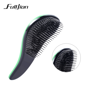 Fulljion Plastic Hair Comb Detangling Hair Brush Detangler Hairbrush Escova De Cabelo