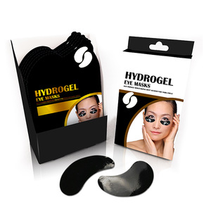 GMP Bamboo Charcoal Fade Dark Circle Anti Wrinkle Eye Gel Patch OEM Under Eye Pads Collagen Eye Mask