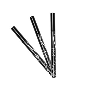 Halal organic 24 hour long lasting eye makeup wholesale black dark brown natural vegan matte makeup waterproof liquid eyeliner