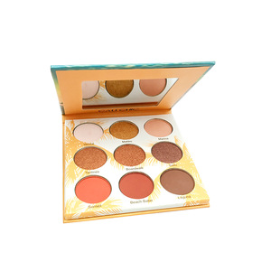 Hot Sale Paper Cardboard High Quality Makeup Eyeshadow Shiner Pigmented Eye Shadow Palette