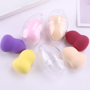 hot selling private label soft cosmetic removing colorful puff makeup powder blending sponge set foundation custom