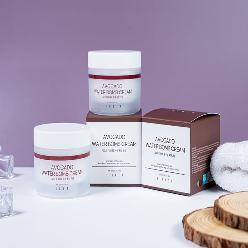 Korea Skin Care Face Care Jigott Water Bomb Cream Lines ,