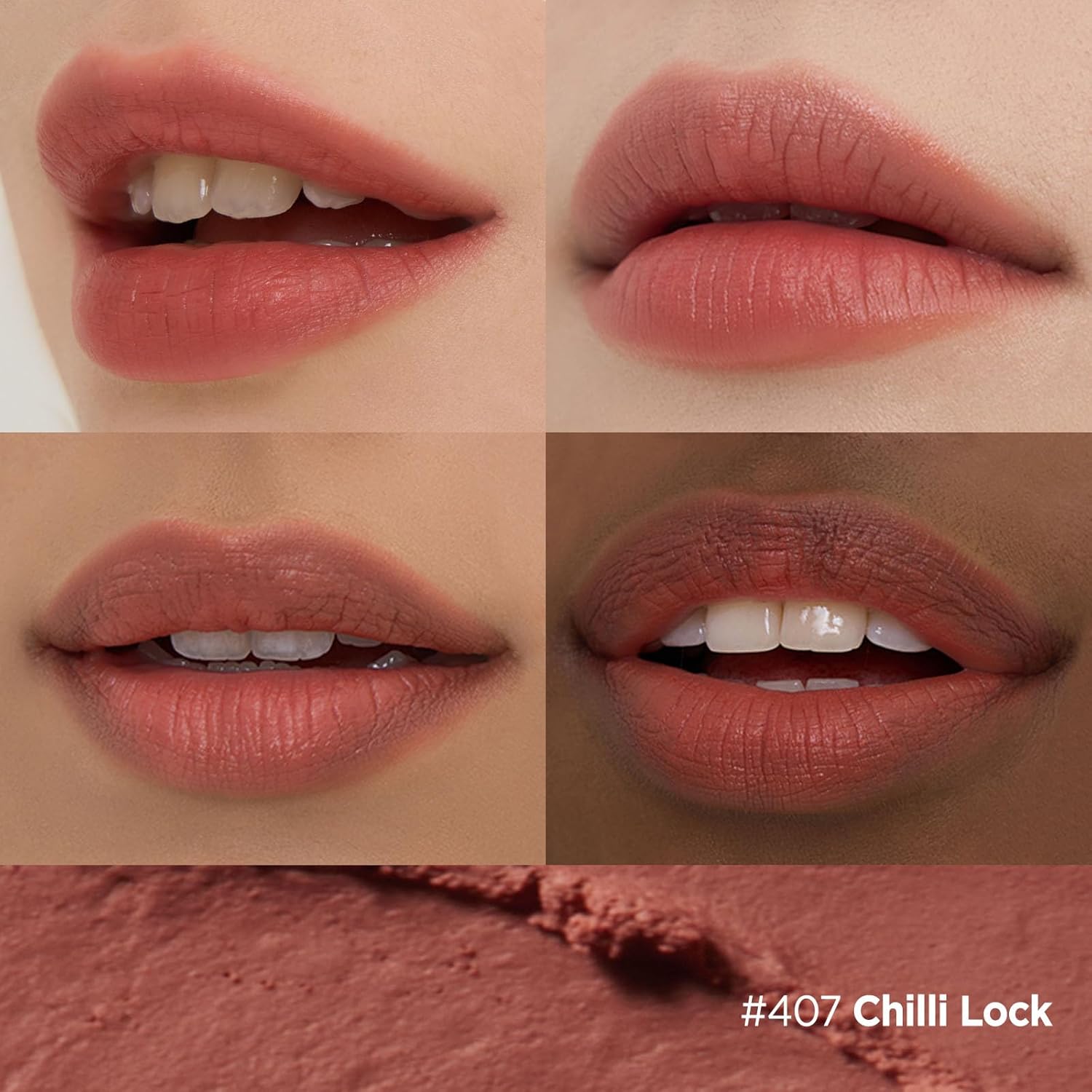 (LAKA) Bulky Matte Lipstick [#407 Chilli Lock] 4g