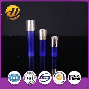 Latest highend round rotary plastic twist up cosmetic 60ml lotion vacuum airless pump bottle