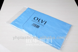 LDPE color full hairdressing cape,pe apron,disposable cape